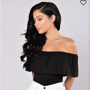 Off the shoulder Fashion Nova Bodysuit